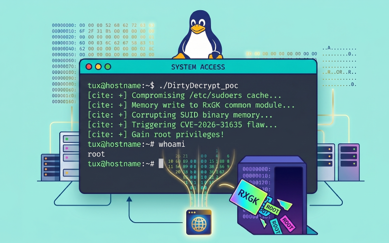 CVE-2026-31635 'DirtyDecrypt': Linux Kernel Privilege Escalation Vulnerability and PoC Availability